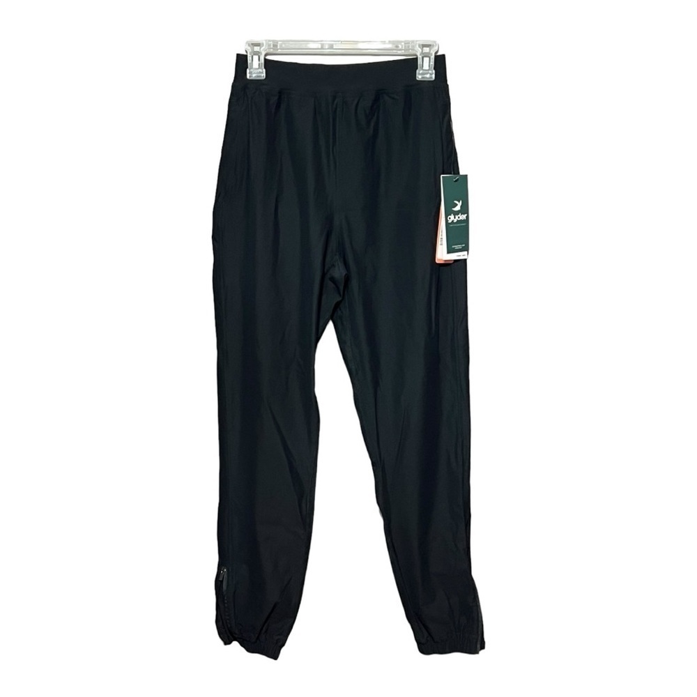 Glyder Motion Joggers Women’s Small Black Lightweight Tapered Athletic Pants